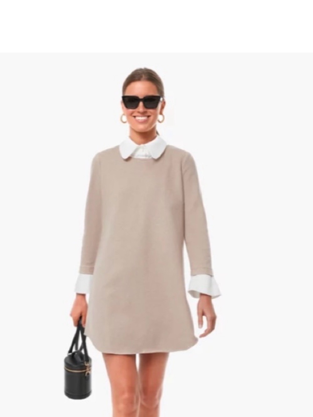 Tuckernuck sandwhisp dakotah collared leyered look preppy dress